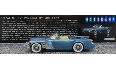 Бьюик Buick Wildcat II Concept 1954 Minichamps 1/43, масштабная модель, 1:43