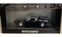 De Tomaso Pantera Coupe 1972 1/43 Minichamps Black, масштабная модель, scale43