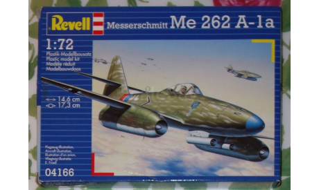 Сборная модель (пластик) Revell  1/72, Немецкий реактивный истребитель Me 262-A-1a, сборные модели авиации, Messerschmitt, 1:72