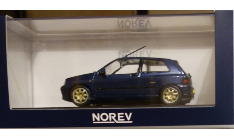 Рено Renault Clio Williams 1996 синий 1/43 Norev, масштабная модель, scale43