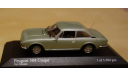 Пежо Peugeot 504 Coupe 1974 Lt. Green met. 1/43 Minichamps, масштабная модель, scale43