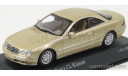 Мерседес mercedes benz CL-Class 1999 Gold met. Minichamps 1/43, масштабная модель, Mercedes-Benz, scale43