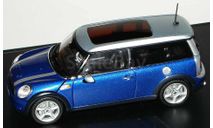 MINI Cooper S Clubman 2007 Blue met. Silver 1/43 Minichamps, масштабная модель, scale43