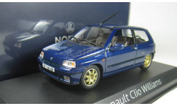 Рено Renault Clio Williams 1996 синий 1/43 Norev