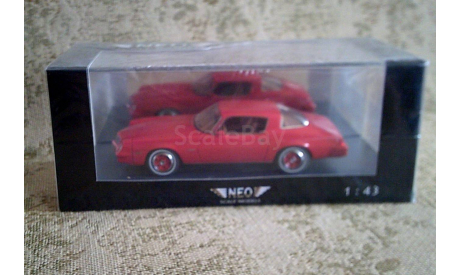 1/43 NEO44125 Chevrolet Camaro LT, масштабная модель, 1:43