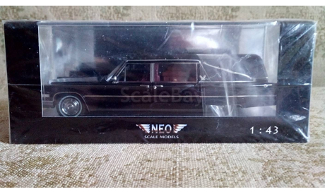 NEO43896 Cadillac S&S Hearse 1966, масштабная модель, 1:43, 1/43, Neo Scale Models