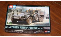 сборная модель 6х4  truck Krupp Protze (Kfz. 70), сборные модели бронетехники, танков, бтт, scale48