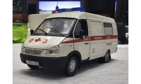 Газель скорая помощь Краснодар, масштабная модель, Конверсии мастеров-одиночек, 1:43, 1/43