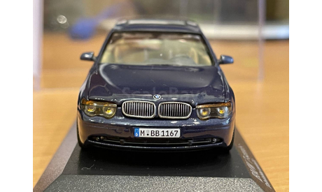 BMW 7 series E65 Toledoblau metallic Minichamps 1:43, масштабная модель, scale43