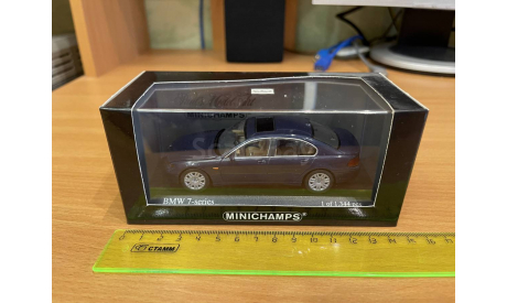 BMW 7 series E65 Toledoblau metallic Minichamps 1:43, масштабная модель, scale43