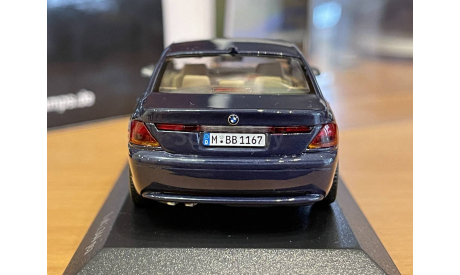 BMW 7 series E65 Toledoblau metallic Minichamps 1:43, масштабная модель, scale43