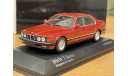 BMW 7 Series E32 Burgundrot II metallic Minichamps 1:43, масштабная модель, 1/43