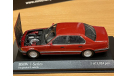 BMW 7 Series E32 Burgundrot II metallic Minichamps 1:43, масштабная модель, 1/43