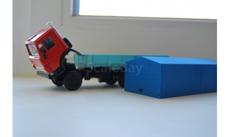 КамАЗ-5320 с тентом 1:43 Элекон, масштабная модель, scale43