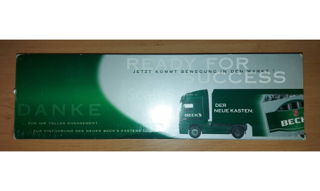 Mercedes-Benz Actros 1840 пиво BECK’S, масштабная модель, NZG, scale43