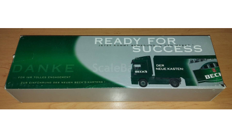 Mercedes-Benz Actros 1840 пиво BECK’S, масштабная модель, NZG, scale43