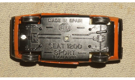 Seat 1200 sport, масштабная модель, Mira, scale43