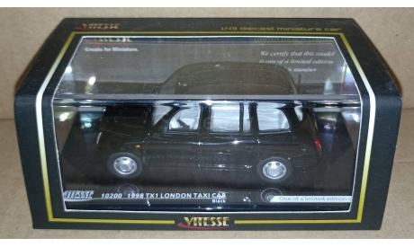 Austin TX1 London Taxi Cab, масштабная модель, Vitesse, scale43