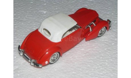 Cord Model 812 SUPERCHARGED Convertible Phaeton Sedan (1937), масштабная модель, Matchbox, scale43