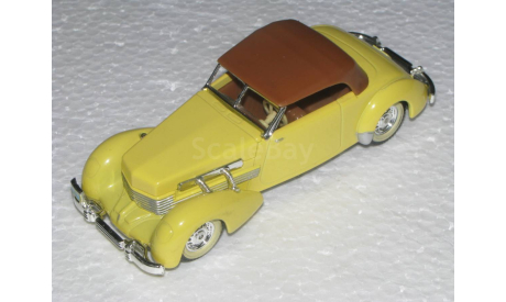 Cord Model 812 SUPERCHARGED Convertible Phaeton Sedan (1937), масштабная модель, Matchbox, scale43