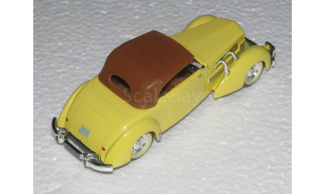 Cord Model 812 SUPERCHARGED Convertible Phaeton Sedan (1937), масштабная модель, Matchbox, scale43
