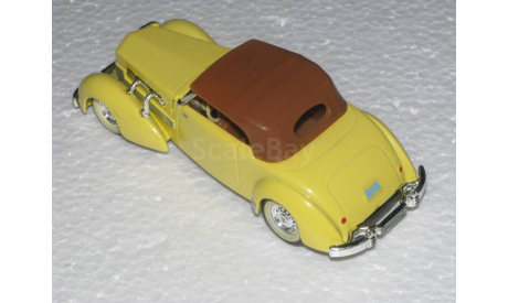 Cord Model 812 SUPERCHARGED Convertible Phaeton Sedan (1937), масштабная модель, Matchbox, scale43