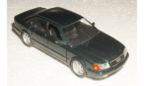 Audi 100 C4 темно-зеленый, масштабная модель, Schabak, scale43