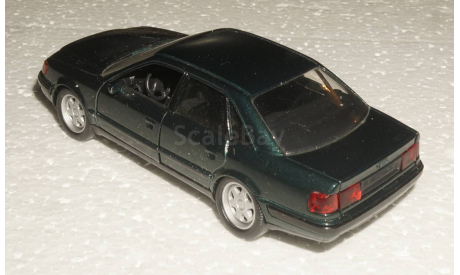 Audi 100 C4 темно-зеленый, масштабная модель, Schabak, scale43