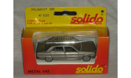 Peugeot 305, масштабная модель, Solido, scale43