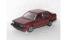 VW Volkswagen Jetta mk2 бордовый, масштабная модель, Schabak, scale43