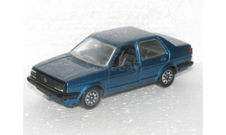 VW Volkswagen Jetta mk2 синий, масштабная модель, Schabak, scale43