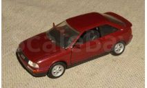 Audi Coupe quattro B3 B4 бордовый, масштабная модель, Schabak, scale43