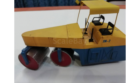 Каток Д-400А следы эксплуатации, масштабная модель трактора, УМИ, scale43