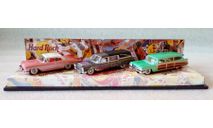 1/64 Cadillac (Hot Wheels: Hard Rock Cafe 3-Car Sets), масштабная модель, scale64, Mattel Hot Wheels