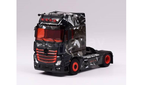 Mercedes-Benz Actros 2 1863 Bluetec Euro6 ’Wolf’ - black, масштабная модель, Eligor, scale43