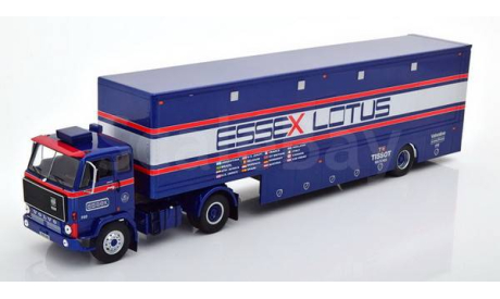 Volvo F89 Race Transporter с п/прицепом ’Essex Lotus Team F1’, масштабная модель, IXO, scale43