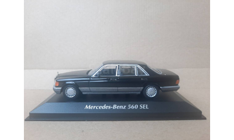 Mersedes-Benz 560SEL (W126) 1990, масштабная модель, Mercedes-Benz, Maxichamps, 1:43, 1/43