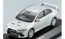 MITSUBISHI Lancer Evo X GSR, cool silver metallic, масштабная модель, Kyosho, scale43