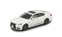 LEXUS LS460 F Sport, white, масштабная модель, Kyosho, scale43