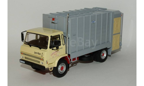 BERLIET GC 190 Benne Ordures Menageres, beige / grey, масштабная модель, Altaya, scale43