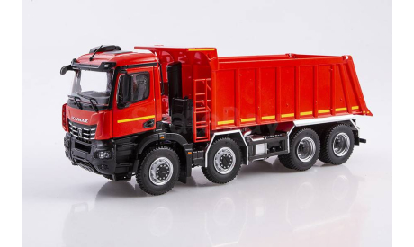 KAMAZ-65951 самосвал, красный, масштабная модель, ПАО КАМАЗ, scale43