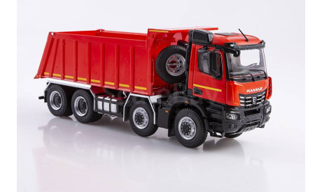 KAMAZ-65951 самосвал, красный, масштабная модель, ПАО КАМАЗ, scale43