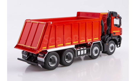 KAMAZ-65951 самосвал, красный, масштабная модель, ПАО КАМАЗ, scale43