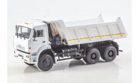 KAMAZ-6522 самосвал, белый, масштабная модель, ПАО КАМАЗ, scale43
