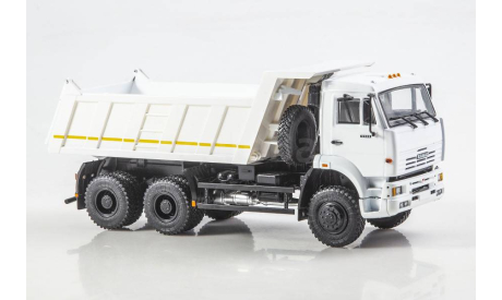 KAMAZ-6522 самосвал, белый, масштабная модель, ПАО КАМАЗ, scale43