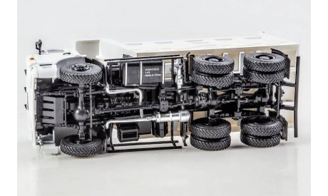 KAMAZ-6522 самосвал, белый, масштабная модель, ПАО КАМАЗ, scale43