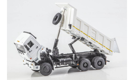 KAMAZ-6522 самосвал, белый, масштабная модель, ПАО КАМАЗ, scale43