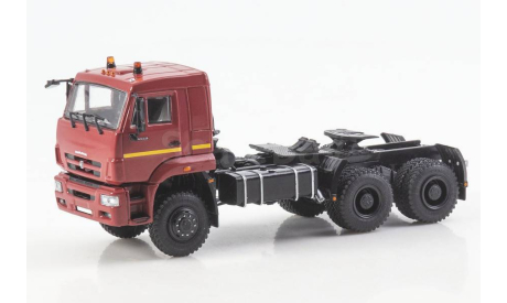 KAMAZ-65225 (рестайлинг) седельный тягач, бордовый, масштабная модель, ПАО КАМАЗ, scale43