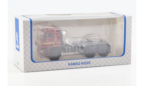 KAMAZ-65225 (рестайлинг) седельный тягач, бордовый, масштабная модель, ПАО КАМАЗ, scale43