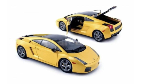 LAMBORGHINI Gallardo SE (2005), yellow, масштабная модель, Norev, scale18